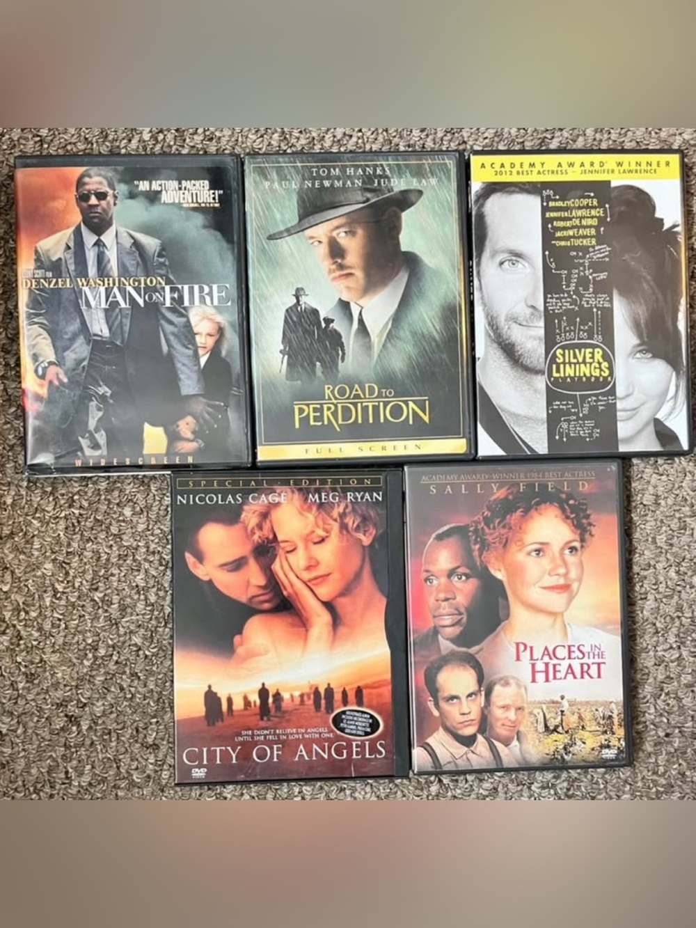 Collection of 5 Movie DVDs